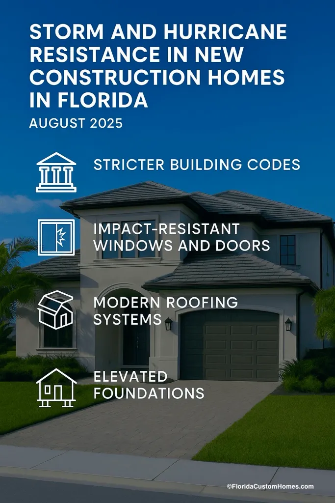 Hurricane-resistant construction detailing on a South Florida luxury home