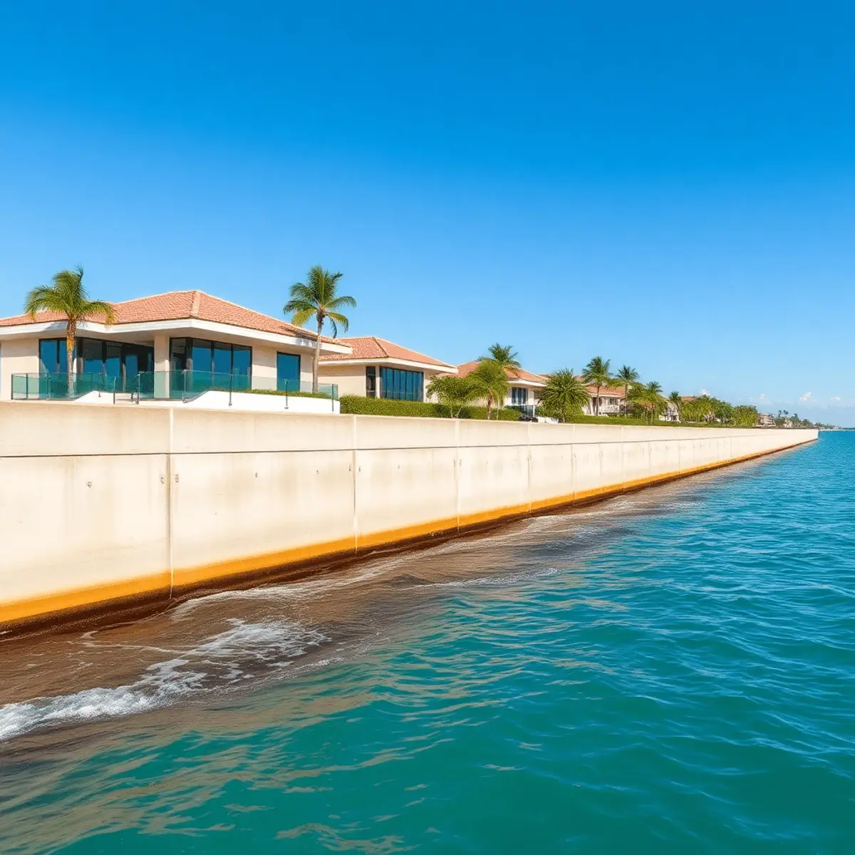Seawall Construction Permitting in South Florida: Full Guide - 1 Seawall construction permitting for a luxury waterfront home in South Florida
