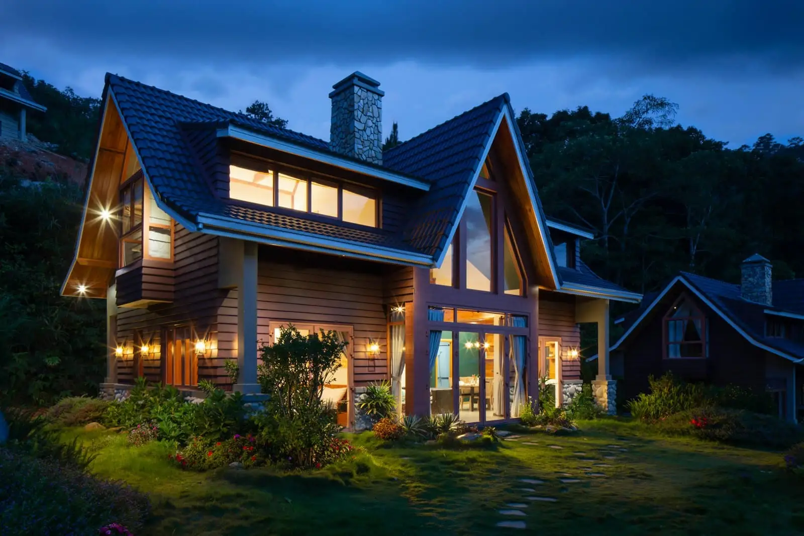 Modern luxury custom home exterior concept designed for a Fort Lauderdale lot