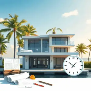 Permit expediting services on a Florida luxury home build