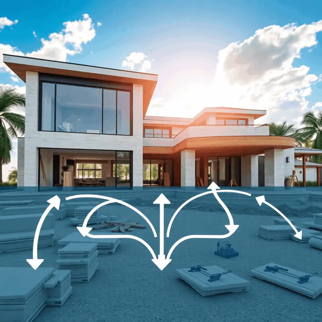 Contingency planning for supply chain issues in luxury construction