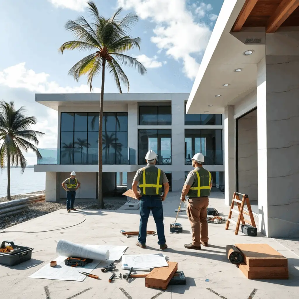 Quality control, inspections, and punch lists on a luxury home