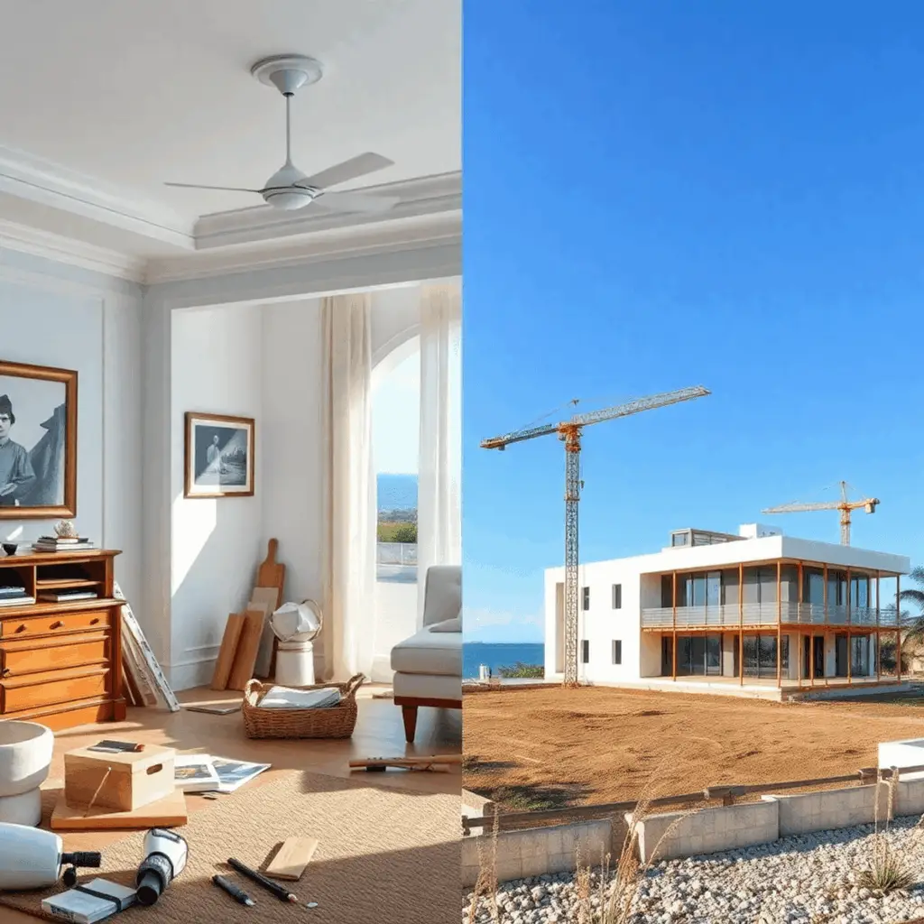 Renovation vs new construction on a South Florida luxury property