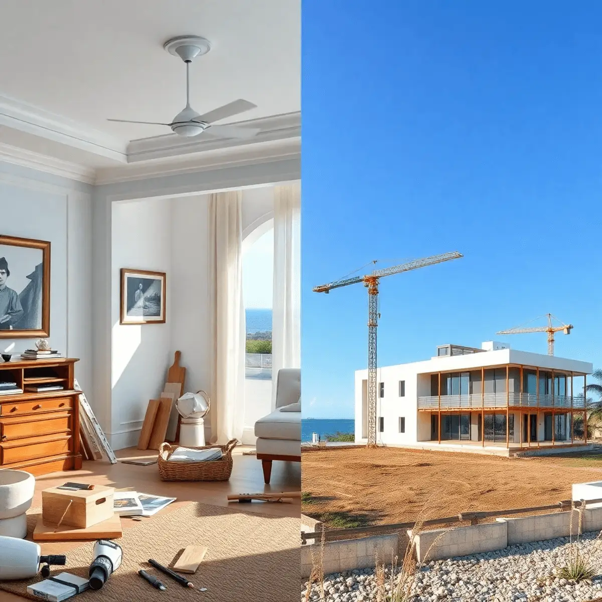 Renovation vs new construction on a South Florida luxury property