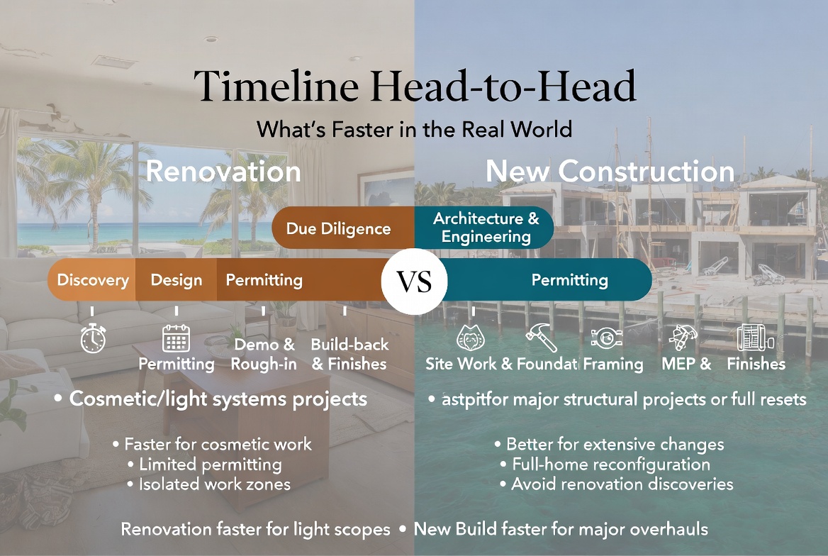 Renovation vs. New Construction: Full Financial and Timeline Comparison - Kass Construction & Development, Inc. - renovation vs new construction financial timeline comparison -