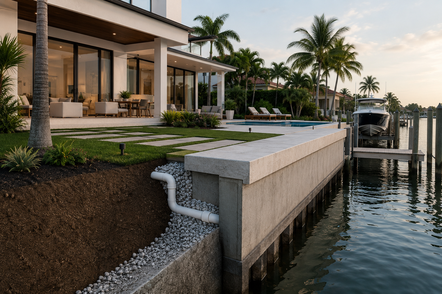 AE, VE & X Flood Zones in Broward County: What Luxury Homeowners Must Know - 4 High-end construction detailing and material selection