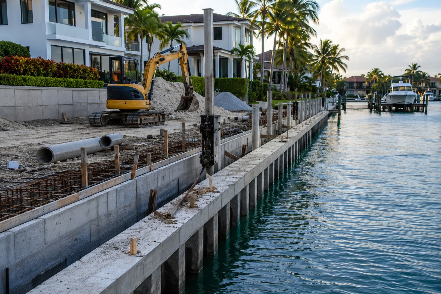 seawall construction permitting