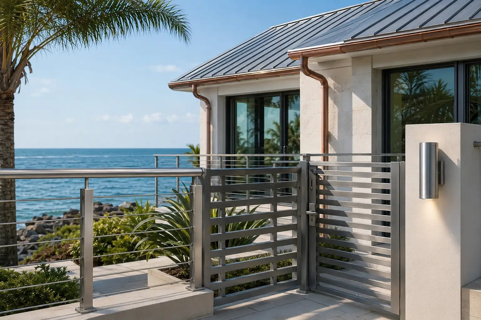 Luxury coastal home delivered under owners representative oversight