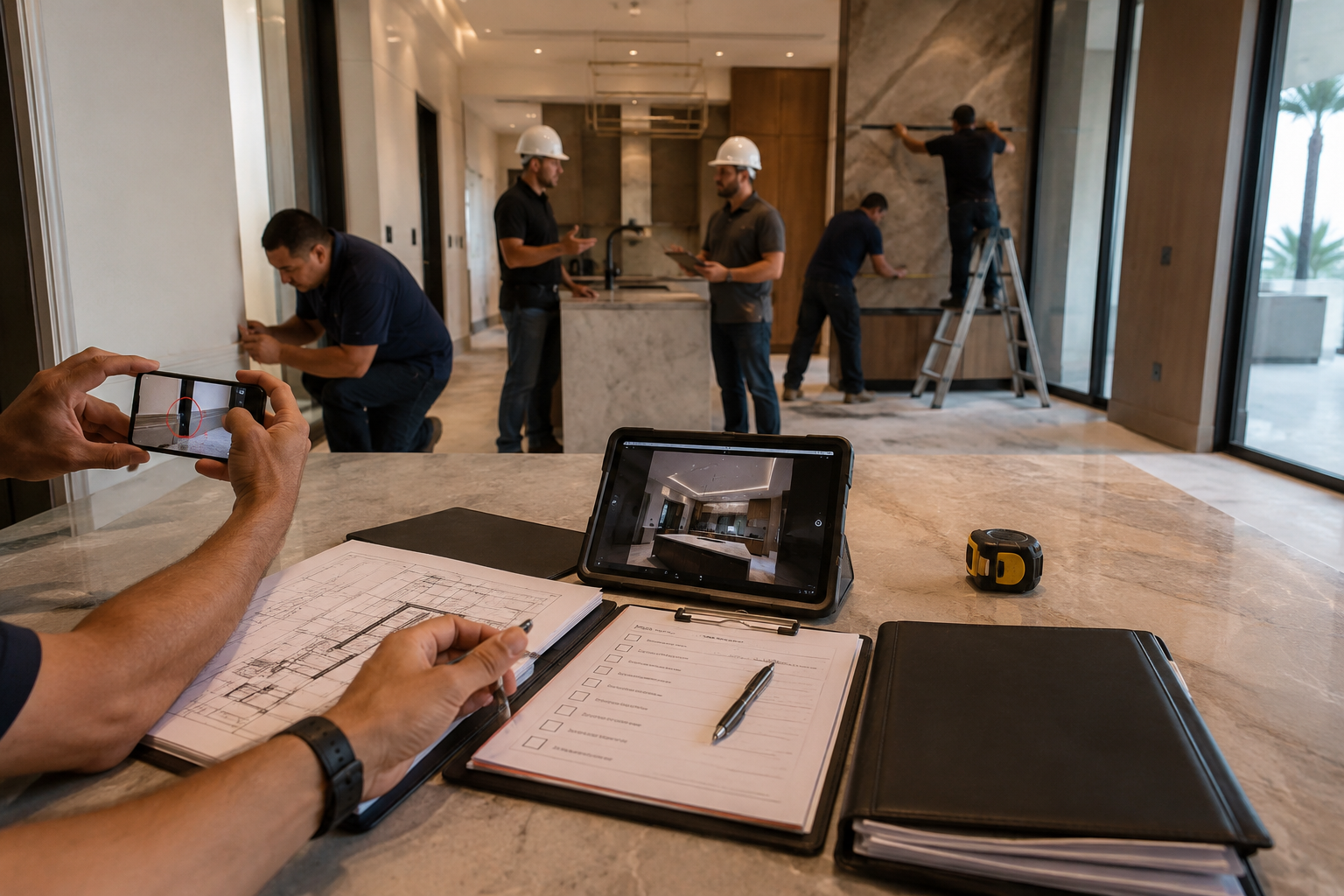 Resolving Luxury Construction Issues: Real Case Studies - 3 Punch list and closeout walkthrough