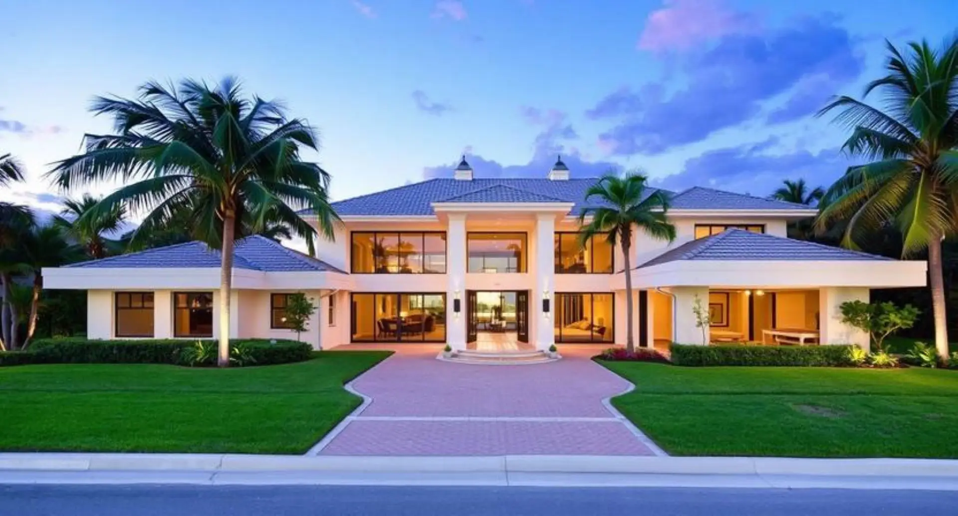 Completed luxury home for an owner who judged the right time to build