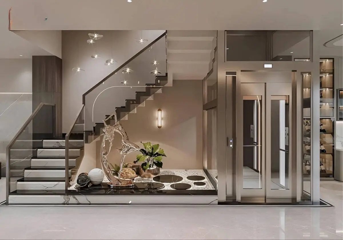 Finish quality subject to quality control on a luxury residence