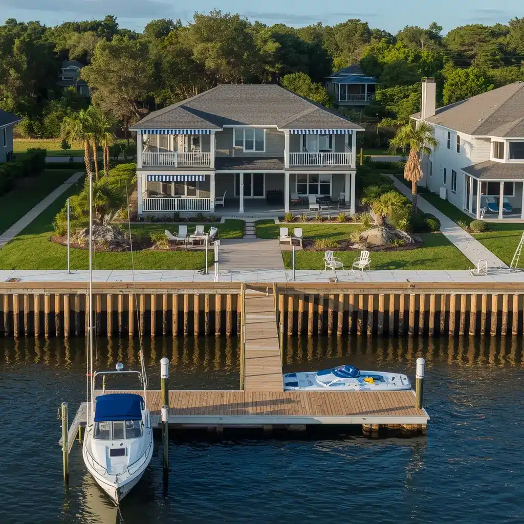 Waterfront property under remote oversight Waterfront property managed through absentee owner representation