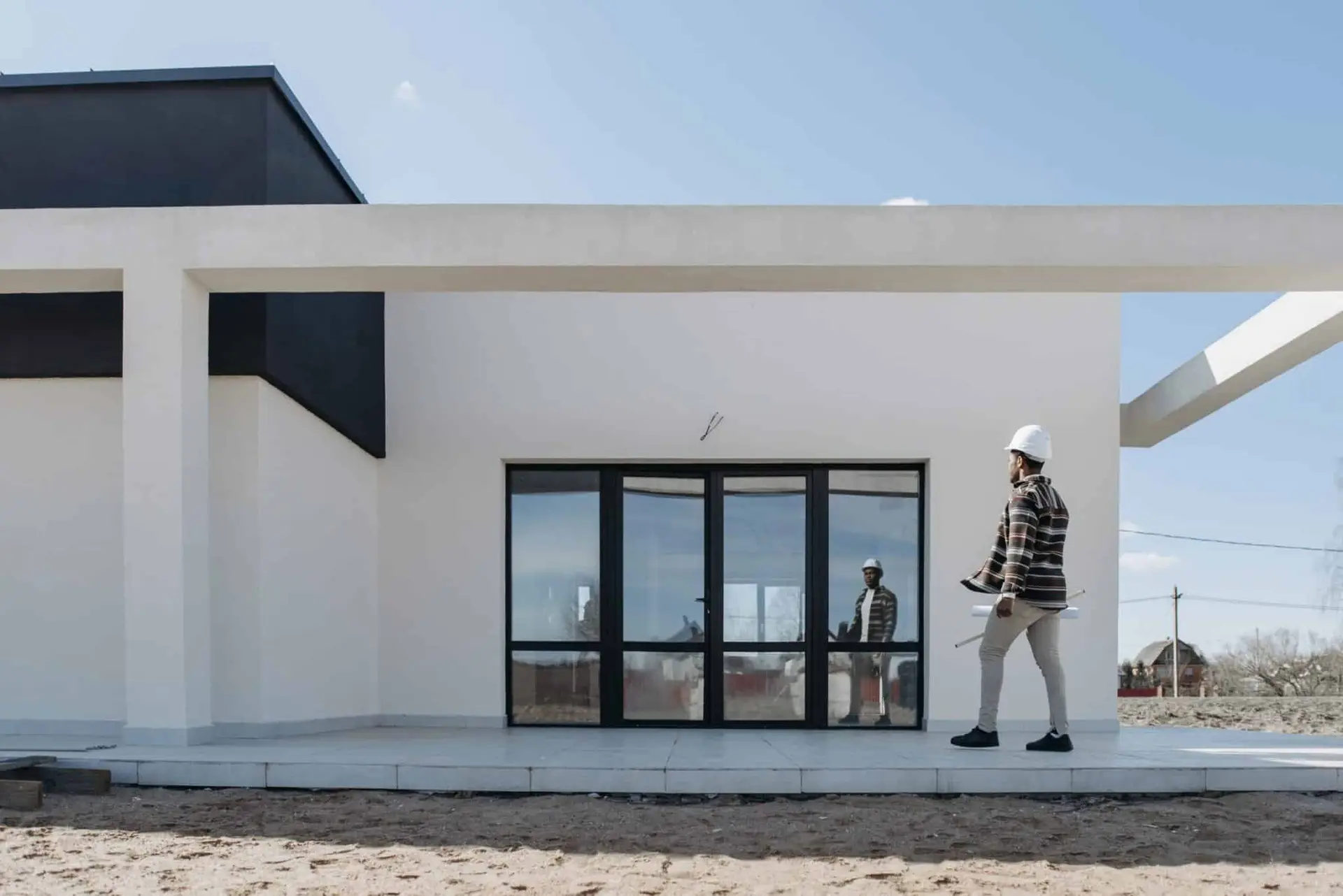 Custom home under construction, central to the tax implications for foreign investors