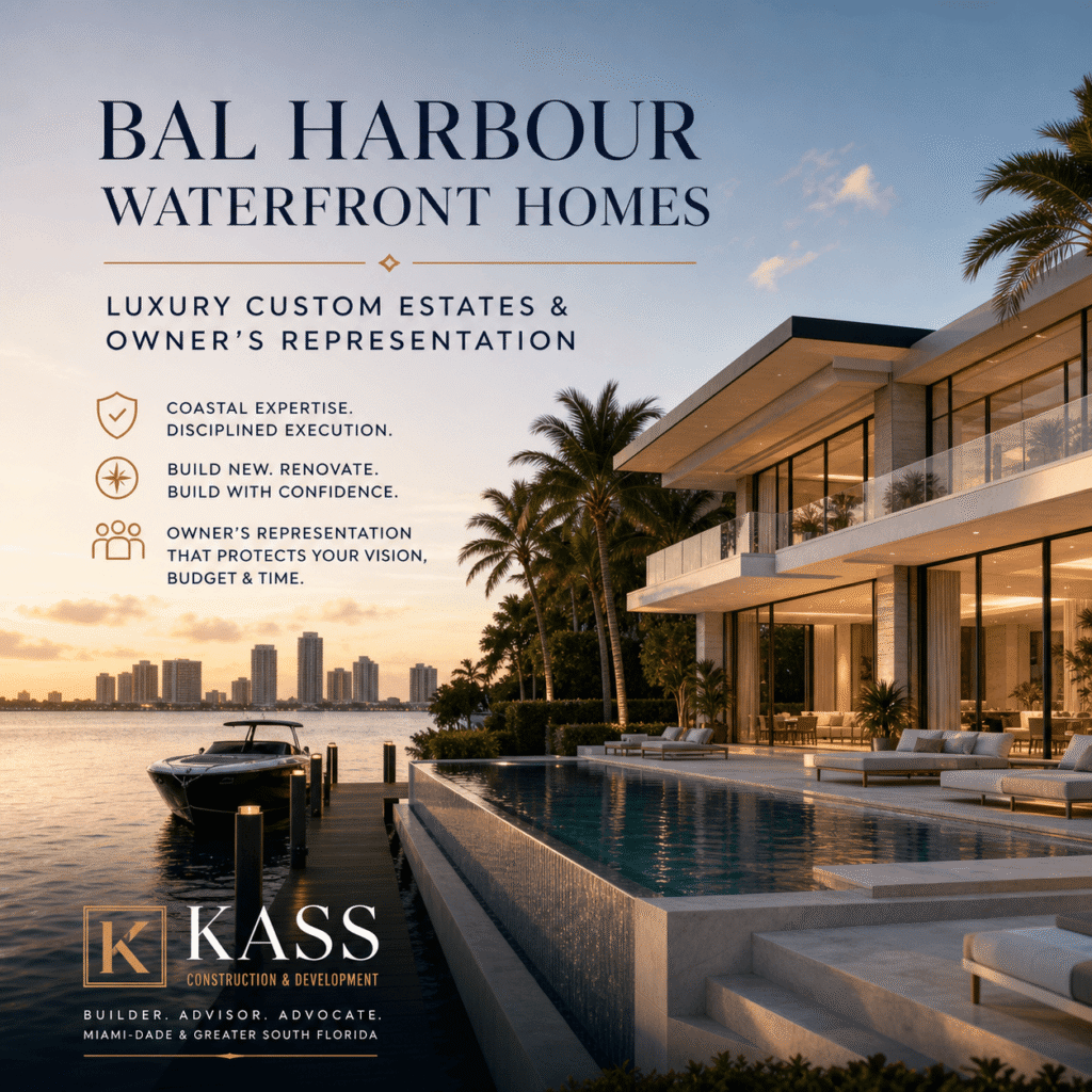 Bal Harbour Waterfront Homes | Luxury Custom Estates & Owner’s Representation