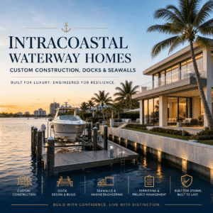 Intracoastal Waterway Homes | Custom Construction, Docks & Seawalls